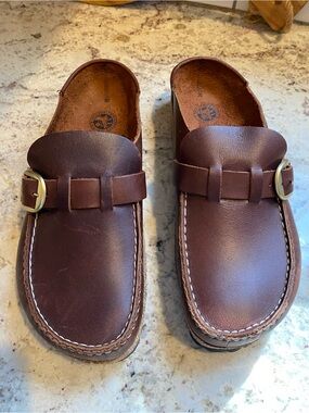Birkenstock Buckley $160 Oiled Leather Brown EU 39 L 8
